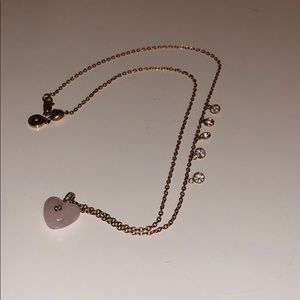 Rose gold Michael Kors necklace